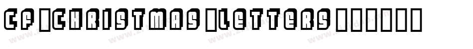 CF-Christmas-Letters字体转换