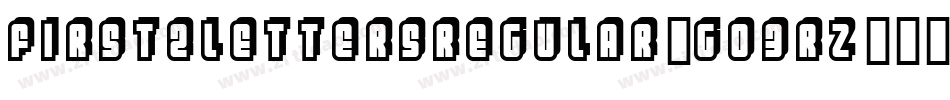 First2LettersRegular-GO3rZ字体转换