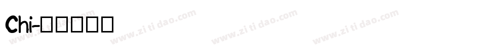 Chi字体转换