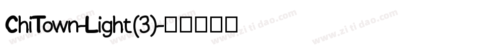 ChiTown-Light(3)字体转换