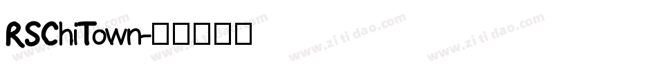 RSChiTown字体转换
