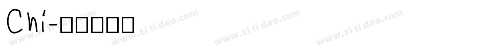 Chi字体转换
