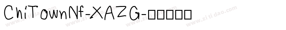 ChiTownNf-XAZG字体转换
