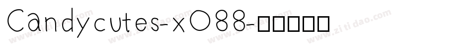 Candycutes-xO88字体转换