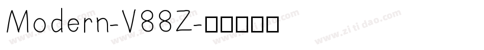 Modern-V88Z字体转换
