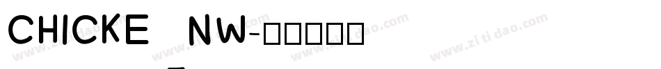 CHICKENW字体转换