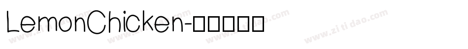LemonChicken字体转换