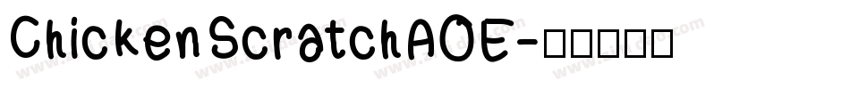 ChickenScratchAOE字体转换