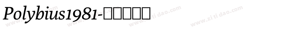 Polybius1981字体转换