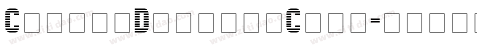 CroateDisplayCaps字体转换