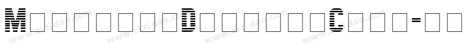 MackinawDisplayCaps字体转换