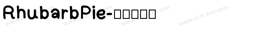 RhubarbPie字体转换