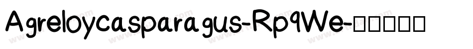 Agreloycasparagus-Rp9We字体转换
