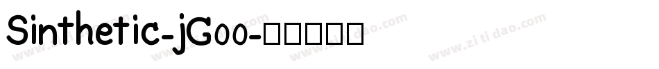 Sinthetic-jG00字体转换