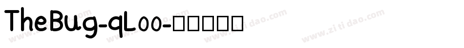TheBug-qL00字体转换