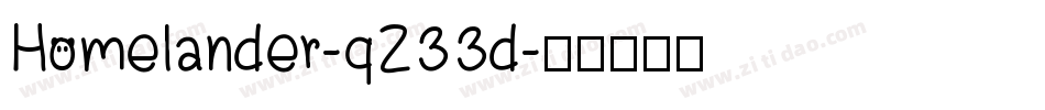 Homelander-qZ33d字体转换