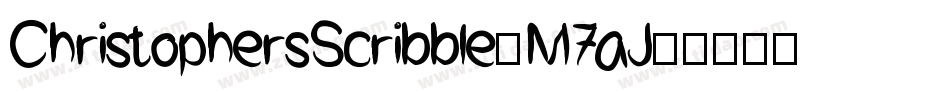 ChristophersScribble-M7aJ字体转换