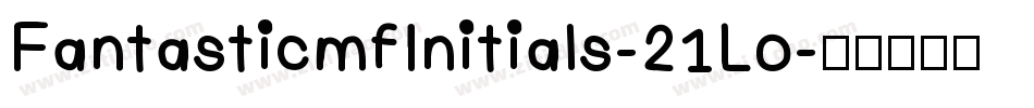 FantasticmfInitials-21Lo字体转换