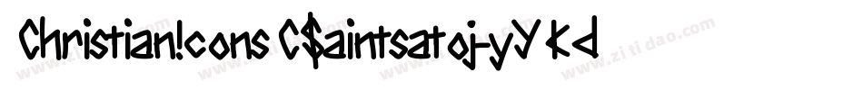 ChristianIconsCSaintsatoj-yYKd字体转换