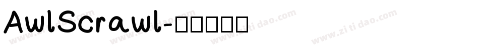 AwlScrawl字体转换