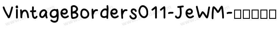 VintageBorders011-JeWM字体转换