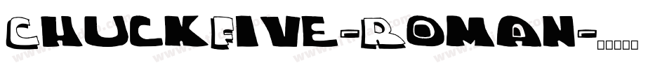 ChuckFive-Roman字体转换