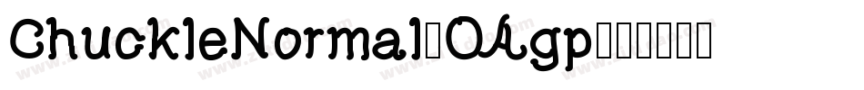 ChuckleNormal-OAgp字体转换