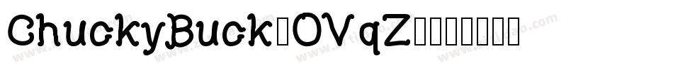 ChuckyBuck-OVqZ8字体转换