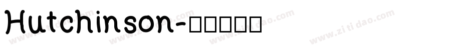 Hutchinson字体转换