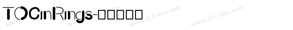 TOCinRings字体转换