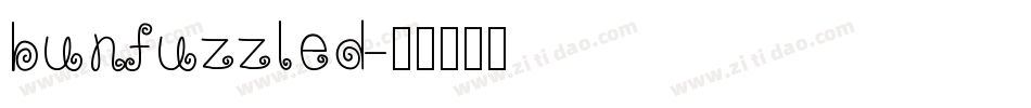bunfuzzled字体转换