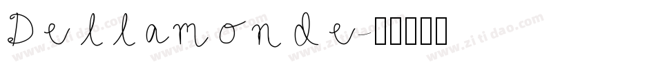 Dellamonde字体转换