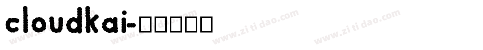 cloudkai字体转换