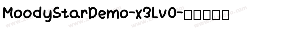 MoodyStarDemo-x3Lv0字体转换