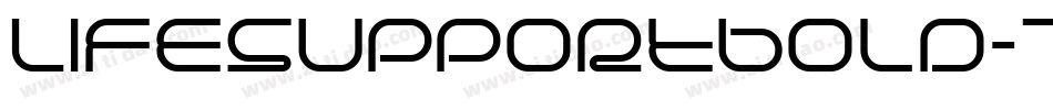 LifeSupportBold-7OB4字体转换