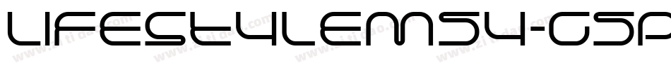 LifestyleM54-G5pZ字体转换