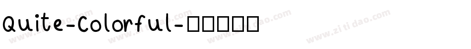 Quite-Colorful字体转换