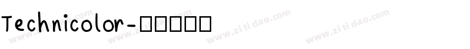 Technicolor字体转换