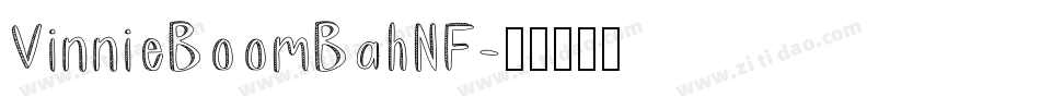 VinnieBoomBahNF字体转换