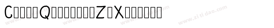 ComicQueens-dZrX字体转换