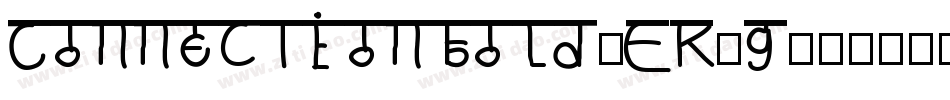 ConnectionBold-ER1g字体转换