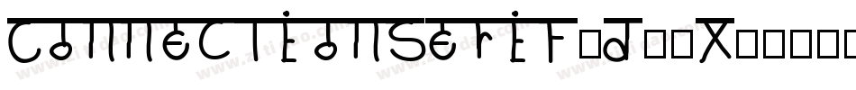 ConnectionSerif-d20X字体转换