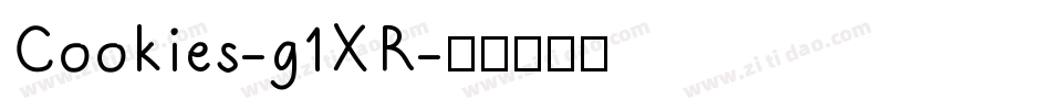 Cookies-g1XR字体转换