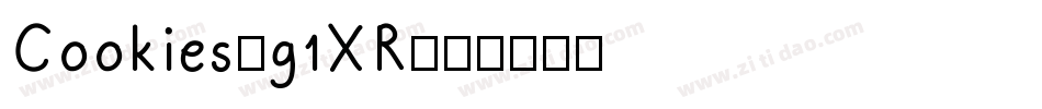 Cookies-g1XR字体转换