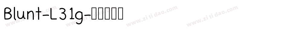 Blunt-L31g字体转换