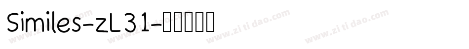 Similes-zL31字体转换