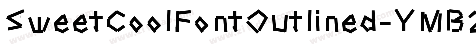 SweetCoolFontOutlined-YMB2字体转换