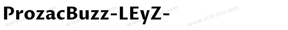 ProzacBuzz-LEyZ字体转换