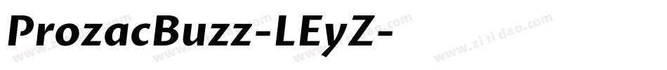 ProzacBuzz-LEyZ字体转换