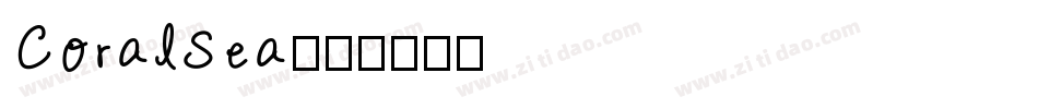 CoralSea字体转换